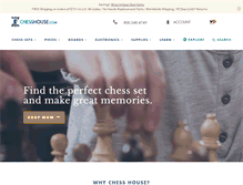 Tablet Screenshot of chesshouse.com